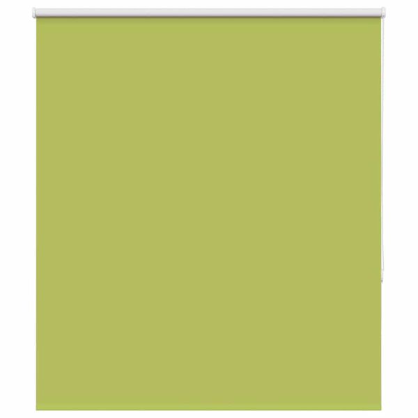vidaXL Estor Enrollable Opaco hojas verde 140x130cm Tela Ancho 136,6cm