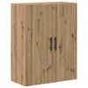 vidaXL Aparador alto 2 pcs Roble artesanal 69,5 x 34 x 180 cm
