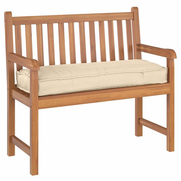 vidaXL Coj&iacute;n Beige 110 x 40 x 8 cm Tela Oxford