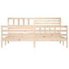 vidaXL Estructura de cama sin colch&oacute;n madera maciza 200x200 cm