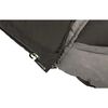Outwell Saco de dormir Contour cremallera a la izquierda negro