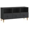 vidaXL Mueble de TV Negro 102 x 34,5 x 50 cm Madera de ingenier&iacute;a