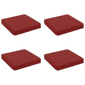 vidaXL Cojines de Asiento de 4 Piezas VUGHT 4 pcs 100% Poli&eacute;ster