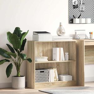 vidaXL Estanter&iacute;a de madera contrachapada color roble 80x24x75 cm