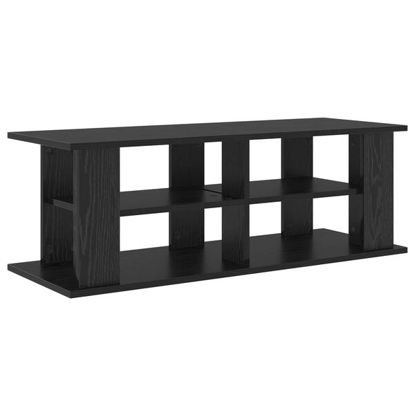 vidaXL Soporte para TV Roble Negro 96 x 35 x 33,5 cm