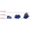 vidaXL Piedras de Jard&iacute;n Azul 12 cm Cristal