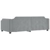 vidaXL Sof&aacute; cama nido con cajones tela gris claro 80x200 cm