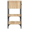 vidaXL Mesitas noche 2 uds madera ingeniería roble Sonoma 34x36x70 cm