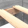 vidaXL Estructura de cama madera de ingenier&iacute;a gris Sonoma 100x200 cm
