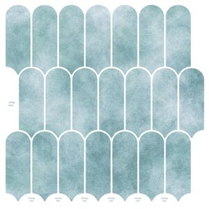 vidaXL Loseta de pluma 20 uds. Verde 30 x 30 cm Poliuretano y PET