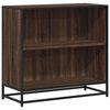 vidaXL Armario de madera de ingenier&iacute;a roble oscuro 80,5x35x76 cm