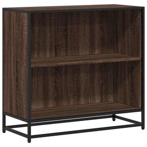 vidaXL Armario de madera de ingenier&iacute;a roble oscuro 80,5x35x76 cm