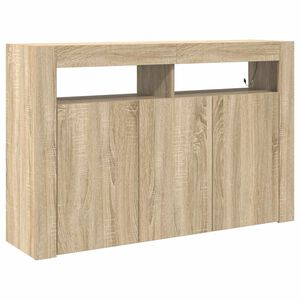 vidaXL Aparador Roble Sonoma 116 x 30 x 75 cm Madera de ingenier&iacute;a