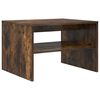 vidaXL Mesa de Caf&eacute; Roble ahumado 60 x 50 x 40 cm Madera de ingenier&iacute;a