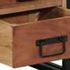 vidaXL Armario de Noche Marr&oacute;n 40 x 40 x 59 cm Madera de Acacia S&oacute;lida