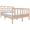 vidaXL Estructura de cama de madera maciza de pino 140x190 cm