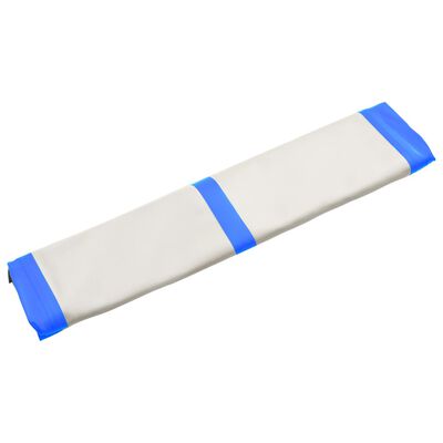 vidaXL Esterilla inflable de gimnasia con bomba PVC azul 200x200x10 cm