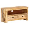 vidaXL Mueble para TV de madera maciza de mango rugosa 79x30x40 cm