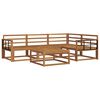 vidaXL Conjunto de sof&aacute;s de exterior 5 pcs Natural