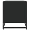 vidaXL Mueble de TV madera de ingenier&iacute;a negro 270x40x46 cm