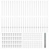 vidaXL Valla con Poste Plateado 1,4 x 50 m Acero