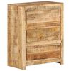 vidaXL Cómoda de madera maciza de mango 60x33x75 cm