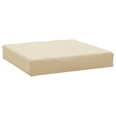 vidaXL Cojín para sofá de palets tela Oxford beige 60x60x8 cm