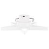 vidaXL Soporte para &aacute;rbol de Navidad blanco 47x47x13,5 cm