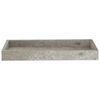 vidaXL Estantes de pared Loggia 4 uds gris hormig&oacute;n MDF 40x15x4 cm