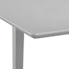 vidaXL Mesa de comedor extensible gris (80-120)x80x74 cm MDF