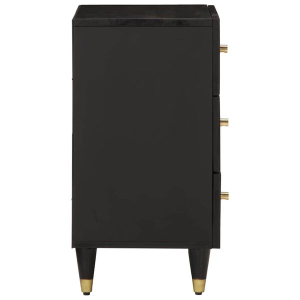 vidaXL Mesita de noche madera maciza de mango 50x33x60 cm