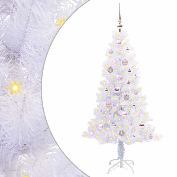 vidaXL &Aacute;rbol de Navidad artificial con 150 LED 150 cm PVC y Acero