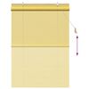 vidaXL Estor enrollable con cortinas Amarillo 100 x 160 cm Bamb&uacute;