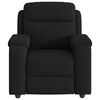 vidaXL Sill&oacute;n reclinable de tela negro
