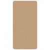 vidaXL Alfombra de yute con reverso de latex color natural 80x160 cm