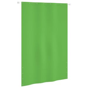 vidaXL Toldo pantalla para balc&oacute;n tela oxford verde claro 160x240 cm