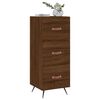 vidaXL Aparador madera de ingeniería marrón roble 34,5x34x90 cm