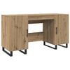 vidaXL Escritorio Roble artisan Madera de ingenier&iacute;a 140 x 50 x 75 cm
