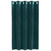 vidaXL Cortinas opacas 2 pcs Verde oscuro 140 x 140 cm Terciopelo