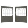 vidaXL Panel lateral de tienda para fiestas 2 pcs 200 x 195 cm