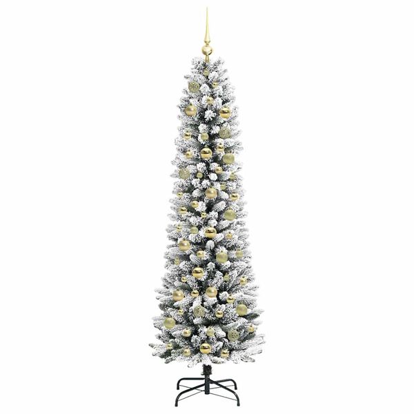 vidaXL &Aacute;rbol de Navidad artificial 180 cm PVC, Metal y Pl&aacute;stico