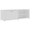 vidaXL Mueble para TV madera contrachapada blanco 120x34x37 cm