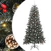 vidaXL &Aacute;rbol de Navidad artificial Verde 240 cm PVC, Pl&aacute;stico y Acero