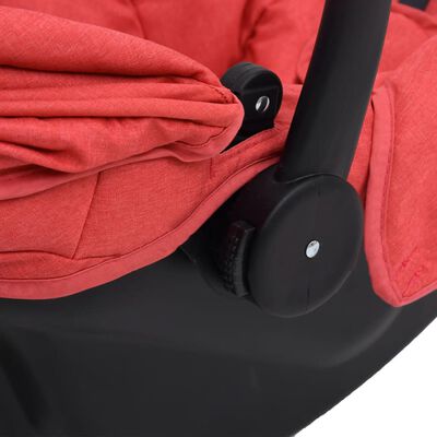 vidaXL Sillita de coche para bebés rojo 42x65x57 cm