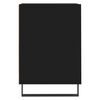 vidaXL Mueble para TV madera contrachapada negro 100x35x55 cm
