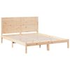 vidaXL Cama extralarga sin colchón madera maciza 160x210 cm