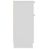 vidaXL Aparadores 2 uds madera contrachapada blanco 30x30x70 cm