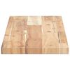 vidaXL Estante flotante madera maciza de acacia sin tratar 80x20x2 cm