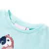 Camiseta infantil aguamarina claro 140