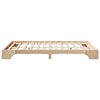 vidaXL Estructura de cama Natural 120 x 200 cm Madera de pino macizo